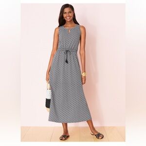 Talbots Avalon Tiles Casual Jersey Maxi Dress!